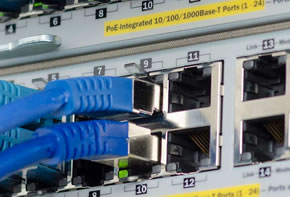 cableado estructurado con switch